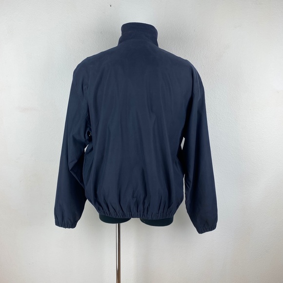 Chaps Ralph Lauren Men's Raincoat Jacket Waterproof Full Zip Navy Blue Size XL - Picture 8 of 11